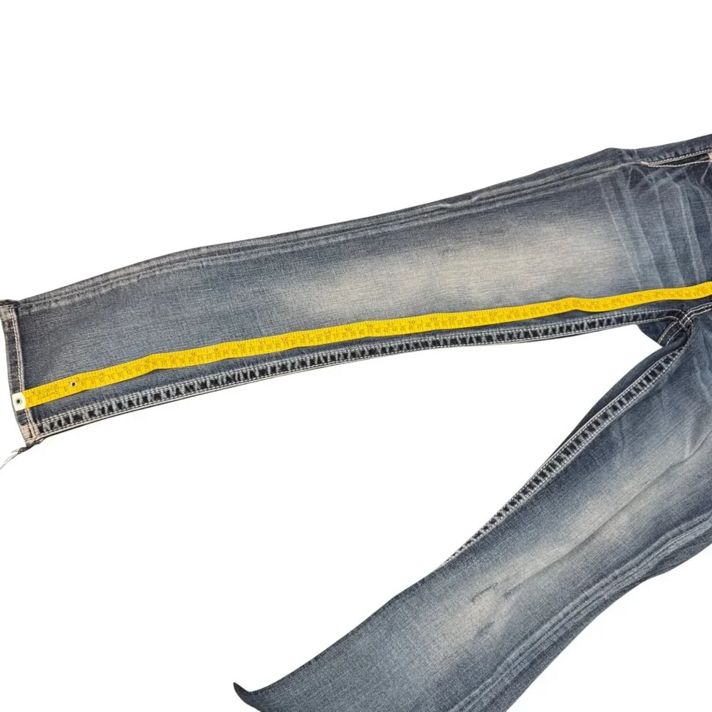 Miss Me Jeans Signature Straight (JE3074FTR) - Women's 30 - Fleur Di Lis Pocket - Picture 6 of 13
